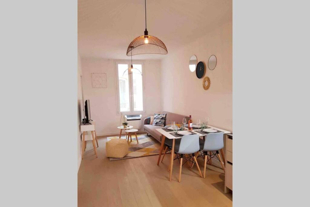 Appartement 2 Chambres Refait A Neuf, Climatise, A 2 Min De La Mer Nizza Exterior foto
