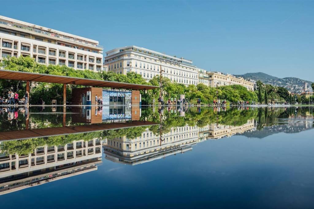 Appartement 2 Chambres Refait A Neuf, Climatise, A 2 Min De La Mer Nizza Exterior foto